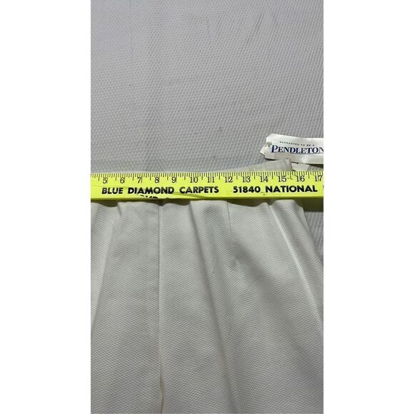 NWT New with Tags Pendleton Washable White Dress Pants Size 12 - Picture 11 of 15
